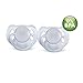 Philips Avent Translucent Toddler Pacifiers 6-18 Months - 2 Pack, Clear