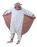 Rnmomo Unisex-Adult Kigurumi Flying Squirrel Pajamas