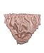 Farlenoyar Women Sexy Flouncing Silk Bikini Briefs Underwaer Soft Briefs (L(Tag 2XL), Hot Pink)