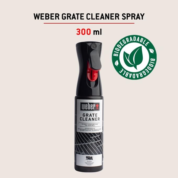 Weber Grillrost-Reiniger 300ml, feines Nebelspray, löst Fett- und Speisereste, biologisch abbaubar, Keine gefährlichen Inhaltsstoffe, für alle Grillmodelle geeignet (17875) 2