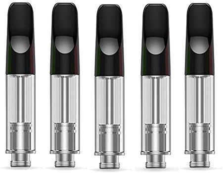 King Style 5pcs 1ml Empty Ceramic Wickless Cartridge (Black)