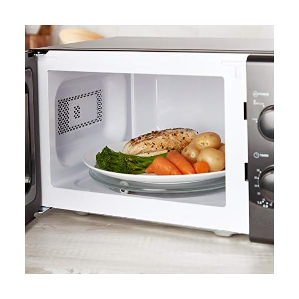 Tower T24034BLK Microwave with 5 Power Levels and 35 Minute Timer, 20 Litre Capacity, 700 Watts, Black