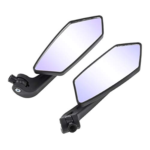 Motorcycle Rear View Mirror, Universal Side Mirrors for Motorcycle 2pcs 10mm - Thumbnail 7