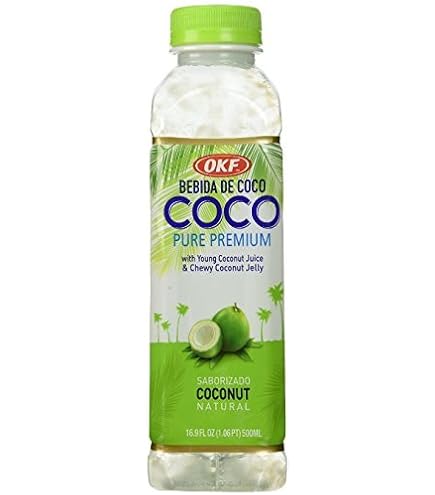 Amazon.com : OKF Coconut Drink 16.9 Oz (Pack of 10) : Grocery