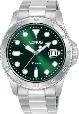 Damen Uhr sportlich Edelstahl Silber