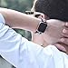 OriBear Compatible for App le Watch Band 44mm 42mm, Breathable Sporty for iWatch Bands Series 4/3/2/1, Watch Nike+, Various Styles and Colors for Woman and Man(M/L,Blue-White)