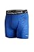 Mission Men's VaporActive Boxer Briefs (2 Pack), Charcoal/Royal Blue, Large