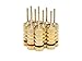iMBAPrice® (5 Pairs) Speaker Banana Closed Plugs - Pin Screw Type for Speakers Cable