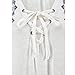 Women Vest Tops,Napoo V-Neck Sleeveless Modal Shirt Tank Tops Blouse T-shirt with Bandage (S, White)