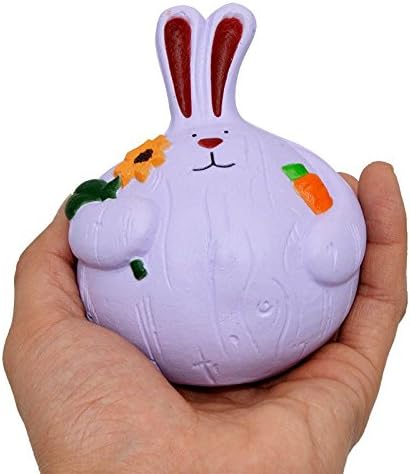 Happyplace,Authentic Rabbit Onion Squishy Cartoon Toy Slow Rising Scented Bunny Doll,squishys slow rising