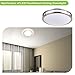 hykolity 18 Inch LED Ceiling Light, 30W [240W Equivalent] 2200lm 4000K BN Finish Dimmable Saturn Flush Mount Ceiling Light, ETL Listed for Kitchen, Bedroom, Restroom, Walk in Closet