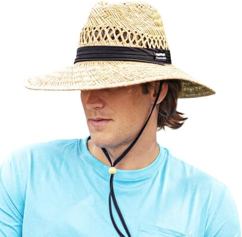 Outdoor Cap LD-902EX Beach Bum 2 Straw Hat with Green Visor at