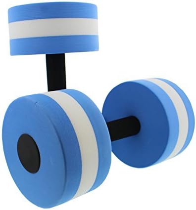 Water Dumbells,Ferryone Aqua Fitness Barbells Exercise Hand Bars,Set of 2 Foam Dumbbells(Green)