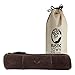 Rustic Town Leather Pencil Case - Full Grain Leather Zippered Pen Pouch - Stationery Bag Pen Holder for Work & Office, Walnut, M, Professional Pencil Case