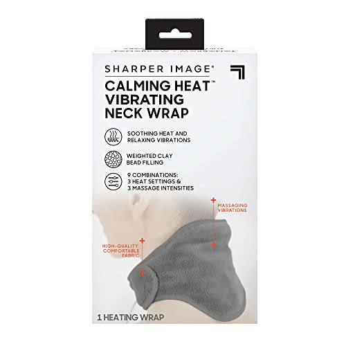 Calming Heat Neck Wrap by Sharper Image Personal Electric Neck Heating