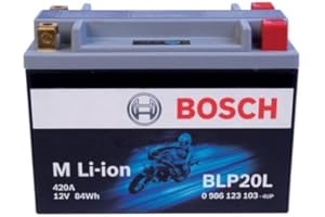 BOSCH BLP20L, Group 20, Lithium Power Sport Battery, 420CA 12V for Motorcycle, ATV/UTV, 4-Wheeler, Snowmobile, Personal Watercraft, Scooter, and Jet Skis