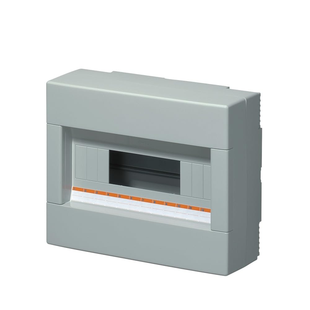 Electrical Channels Control Unit Electric P. IP40 2 4 8 12 24 36 54 Grey Ec610, 12 Modules