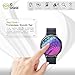 IQ Shield Screen Protector Compatible with Samsung Galaxy Watch Active2 (40mm)(6-Pack) LiquidSkin Anti-Bubble Clear Film