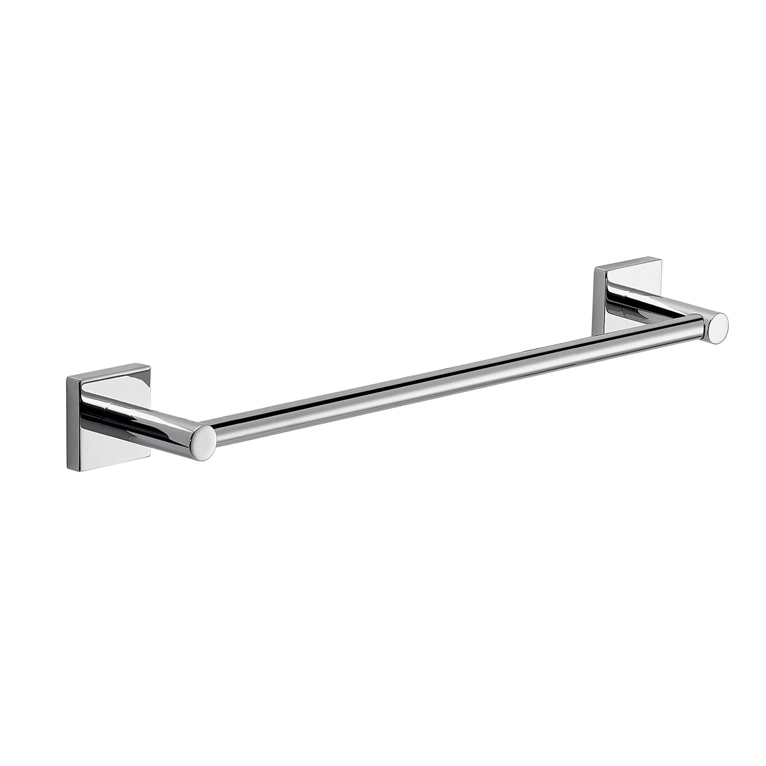 Gedy Manila Towel Rail 45 cm, Chrome Colour, 304 Stainless Steel Components, Cromall and Satin Glass, Dimensions 4.7 x 49 x 6.8 cm and Weight 0.1 kg, Design R&S 45 cm