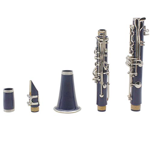 KOROWA SLADE 17 Keys ABS Double Barrel Lower B Clarinet 5 Colors Choosing for Performance Graded Examination dark blue