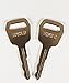 Pair (2 keys) Keyman Toyota Forklift Key-Old Style-Ignition key for Toyota Forklift (Old), Part Number TOYOLD