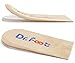Dr.Foot Adjustable Orthopedic Heel Lift Inserts, Height Increase Insole for Leg Length Discrepancies, Heel Spurs, Heel Pain, Sports Injuries, and Achilles tendonitis (Beige, 2 Layers)