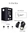 Single Wireless Earbud, Bluedio T Talking Mini Bluetooth 5.0 Invisible in Ear Earbuds with Mic & Charging Case, Car Bluetooth Headset Earpiece Support AWS for iPhone Android Cell Phone, Black