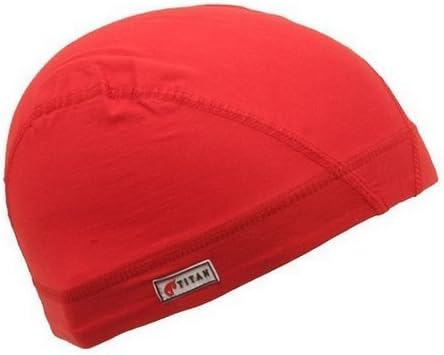 Titan Sport Spandex Dome Cap (RED)