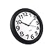 HIPPIH Silent Wall Clock - 10 Inch Battery Operated Round Clock - Easy to Read for Home/Office/School,2 Pack