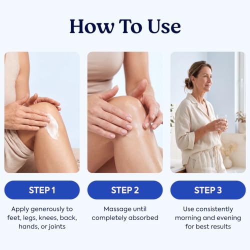 Pure Relief Magnesium Cream - Dead Sea Magnesium Lotion with MSM & Arnica | with MSM, Arnica & Vitamin B6, Soothing Topical Cream For Feet, Legs & Hands, For Nerve Pain, Fast-Absorbing, 4 Oz