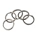 TI-EDC 5 pcs Size S Titanium Keychain Key Ring Split Ring