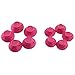 EZGO 20 Pieces Magic Hair Care Curler No Clip Silicone Soft Hair Style Roller, Pink