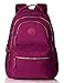 Large Capacity Backpack 15 Inch Laptop Schoolbag Travel Daypack (990 Violet red)