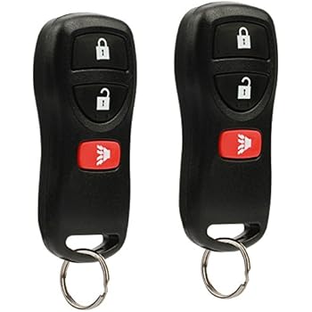 USARemote n-u15-3btn Key Fob Keyless Entry Remote Fits Nissan Frontier Armada Murano Pathfinder Quest Sentra Titan Versa Xterra/Infiniti QX4 FX35 FX45 (KBRASTU15), Set of 2