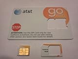 AT&T Go-Phone Prepaid Micro SIM Card for iPhone 4 and iPhone 4S