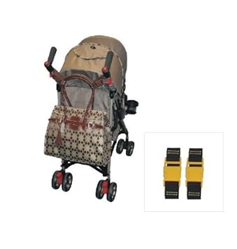 black and yellow stroller