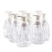 8 Pack,8.5 oz 250ml Foaming Liquid Containers,Foaming Soap Dispensers,BPA Free Refillable Bottles with Pump,Use to Store Homemade Liquid Soap Items,Body Wash and More