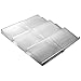 mDesign Spice Rack for Drawer - Spice Rack Extends from 20cm to 36.8cm - Spice Rack for Three Tier Drawer - Smoke Grey