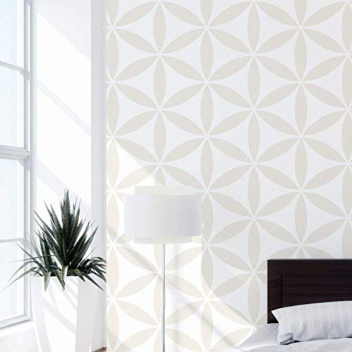Flower of Life II Geometric Stencil for Painting - Size 20.5"x25.5" - Reusable Sacred Geometry Stencil