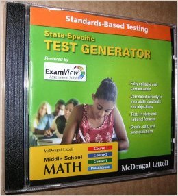 McDougal Littell Math Course 1: ExamView Assessment Suite CD-ROM