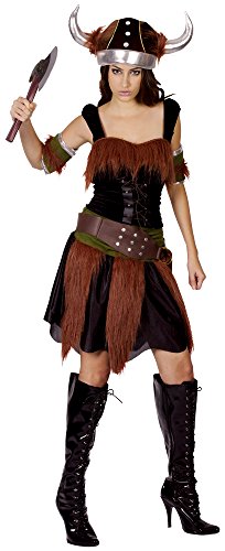 VIKING LADY FANCY DRESS COSTUME