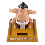MagiDeal Solar Power Bobblehead Toy Figure Nohohon Japanese Sumo Wrestler