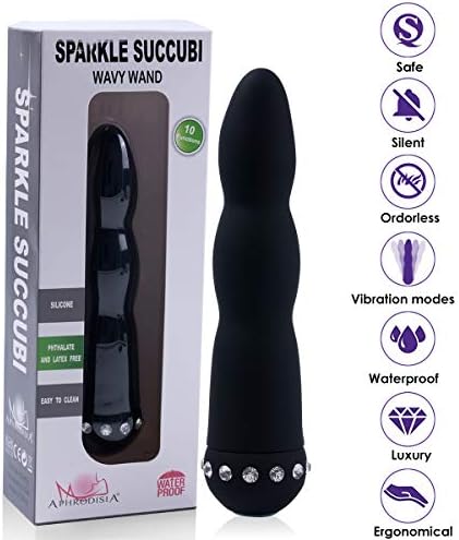 Cordless Wand Massager Strongest Therapeutic Vibrating Power -Best Rated for Travel Gift - ZEMALIA Magic Stress Away - Perfect for Muscle Aches and Personal Sports Recovery- Black