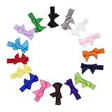 Boutique Baby Girls Toddler Solid Hair Bow Clips