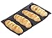 Silicone Perforated French Bread Baguette Pan Baking Liner Mat Mould 4 Mold Non Stick