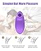 BOMBEX Clitoral Sucking Vibrator - Clit Sucker with 10 Frequencies| Waterproof Rechargeable Nipple Stimulator| Oral Sex Simulator Sex Toy for Women