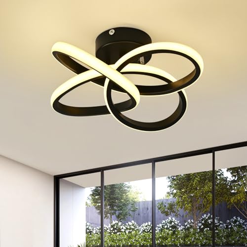 Deckenlampe,36W LED Deckenleuchte,3000K Modern Kreative Minimalistische Deckenlampen,Deckenbeleuchtung Lampen für Balkone Flurgarderobe Schlafzimmer B
