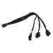 Phobya 3-Way PWM Splitter Cable (Power 3 PWM Fans from a Single Connection!) primary