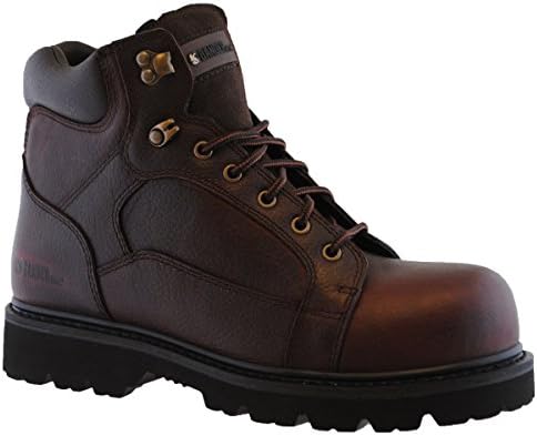Gander Mountain Men's Rugged Force Work Boots, Brown, 10.5W