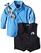 Nautica Babys Newborn Basic Striped Vest Set, Navy, 3-6 Months